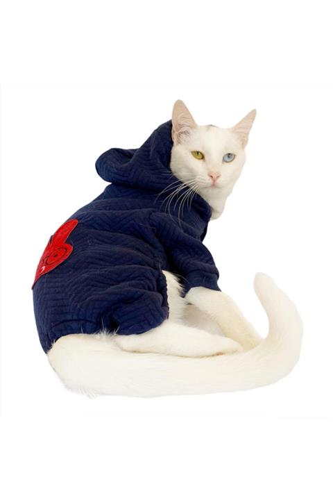 Kemique Red Bunny Kedi Tulumu Kedi Kıyafeti