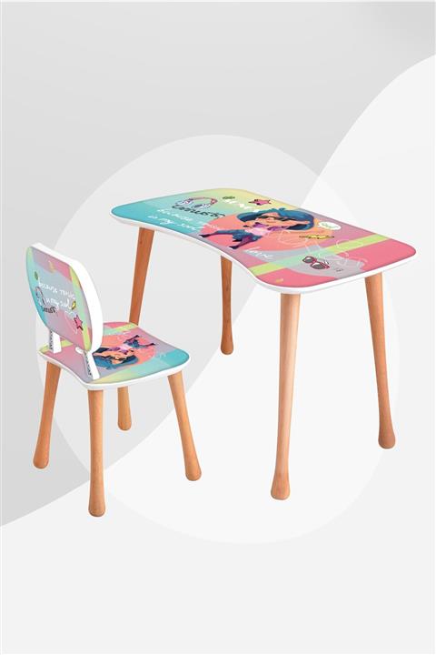 Popcorn Kids Dance Çalışma Masa Seti (5-9 Yaş)