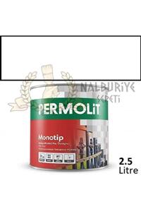 Akçalı Permolit Monotip Beyaz Sentetik Antipas Boya 2.5 Lt.