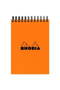 Rhodia Spiralli Kareli Bloknot Turuncu Rt 16500  /