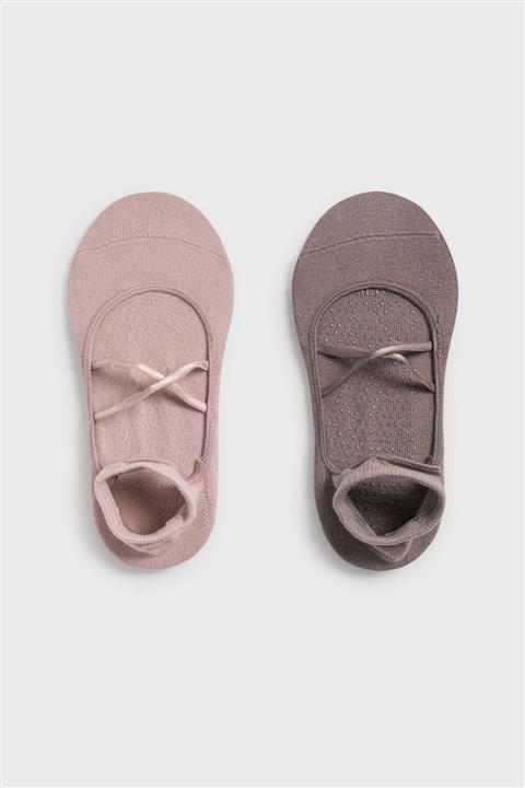 Oysho Leylak Rengi 2 Çift Yoga Ve Pilates Çorabı 32276490