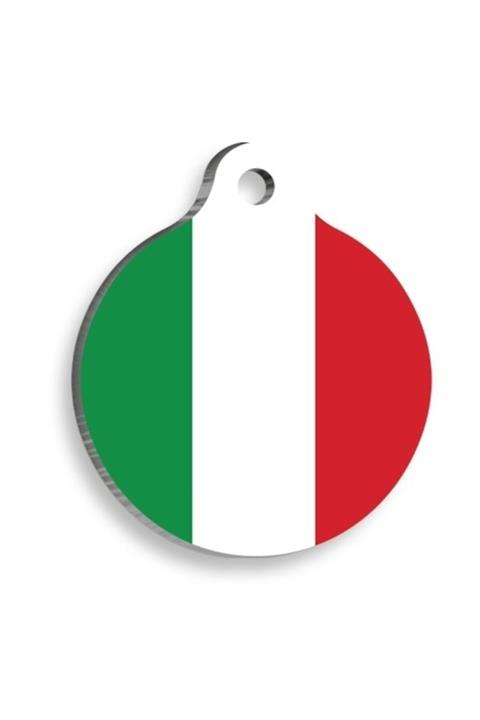 altın pati İtalya Yuvarlak Kedi ve Köpek Künyesi