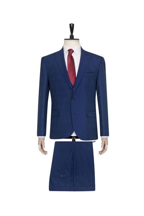 SÜVARİ Yelekli Takım Elbise