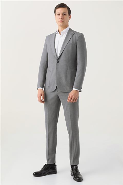 Tween Tween Slim Fit Gri Takım Elbise