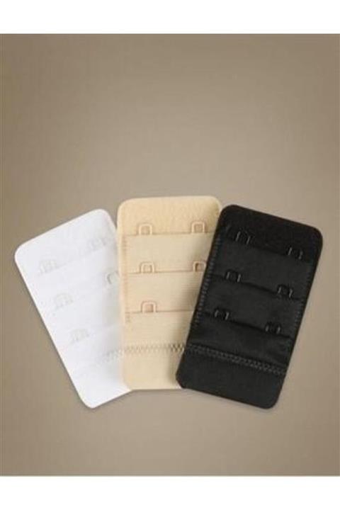 Orkide 3 Adet 2 Kancalı Sütyen Uzatıcı Agraf