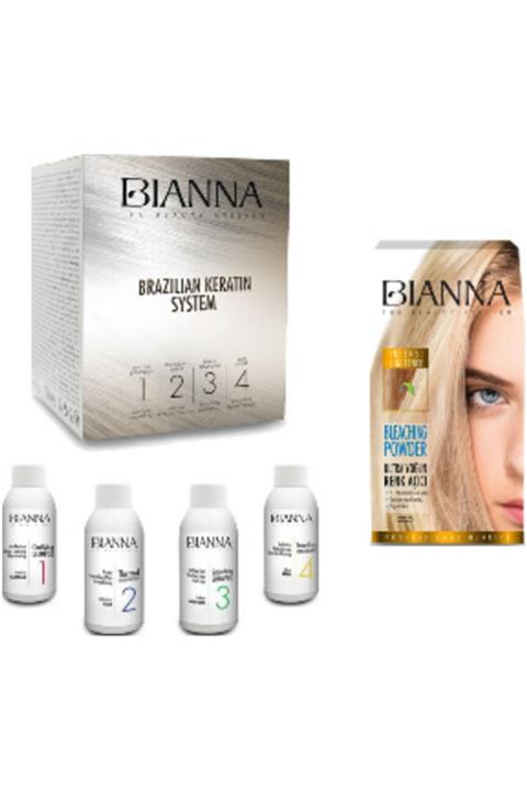 Bianna Saç Bakım Seti (120'şer Gr) Ve Ultra Yoğun Renk Açıcı (e Vitaminli Ve Argan Yağı Özlü)