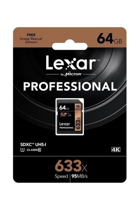 Lexar 64gb 633x Sd Hafıza Kartı (95mb/s)