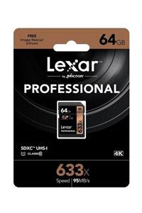 Lexar 64gb 633x Sd Hafıza Kartı (95mb/s)