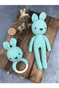 Ececraft Amigurumi Tavşan Oyuncak Ve Çıngırağı