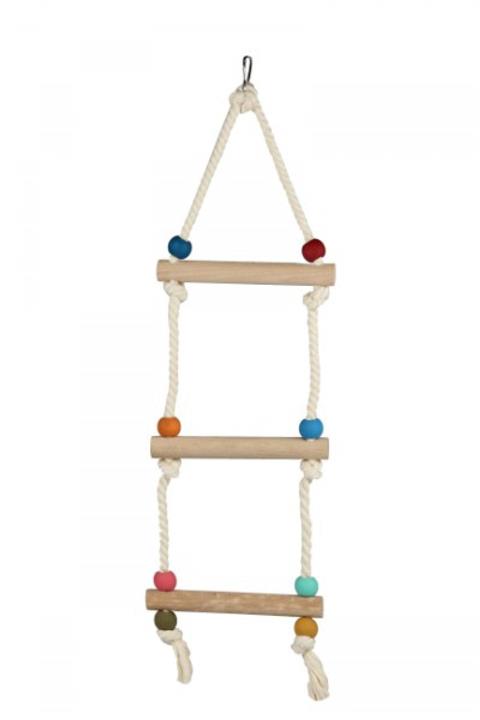 petlikan 3 Basamaklı Ipli Kuş Merdiven