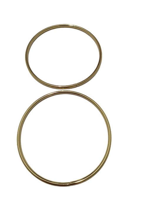 YAMAN Metal Yuvarlak Model Gold Çanta Sapı (13 Cm) Ymn