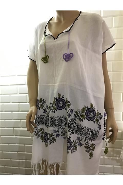 Bedenci Sevinç Pareo El Baskılı Oyalı