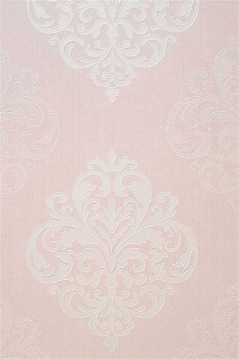Golden Flamingo 17241 Pembe Damask Desenli Duvar Kağıdı - Tutkal Dahil Fiyatıdır
