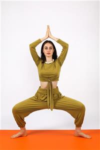 YOGATAY Yeşil Yoga Pantolon/harem Pantolon