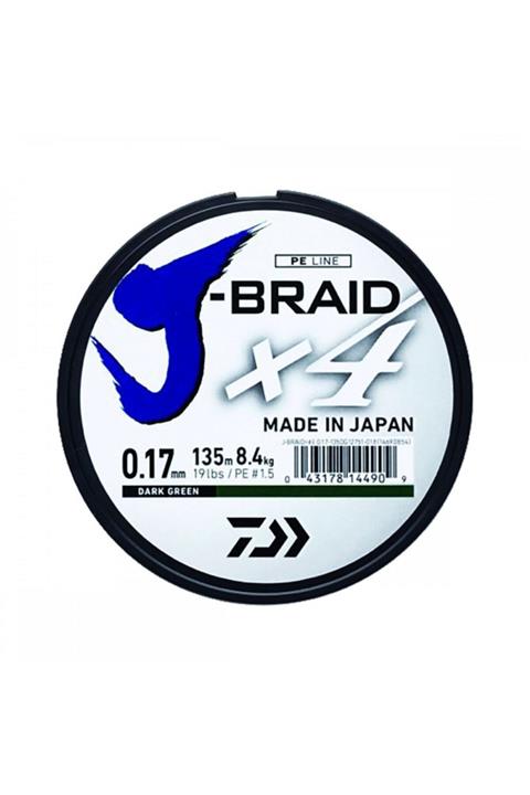 DAIWA Jbraid 4b Koyu Yeşil 270m Ip Misina 21mm