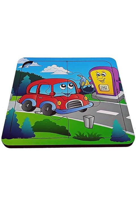 MAKETÇİNİZ Ilk Puzzlem Ahşap Yapboz Araba