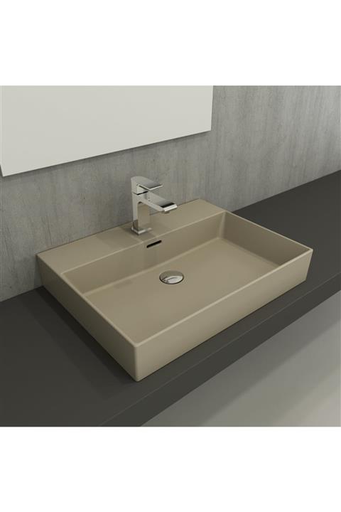 Bocchi Milano Lavabo 60 Cm - Mat Kaşmir