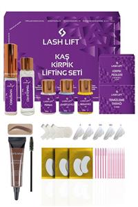 lashlift Lash Lıft® Kirpik Lifting, Lash Lift, Kaş & Kirpik Perma Seti Full Set Ve Jel Kaş Boyası Chocalate