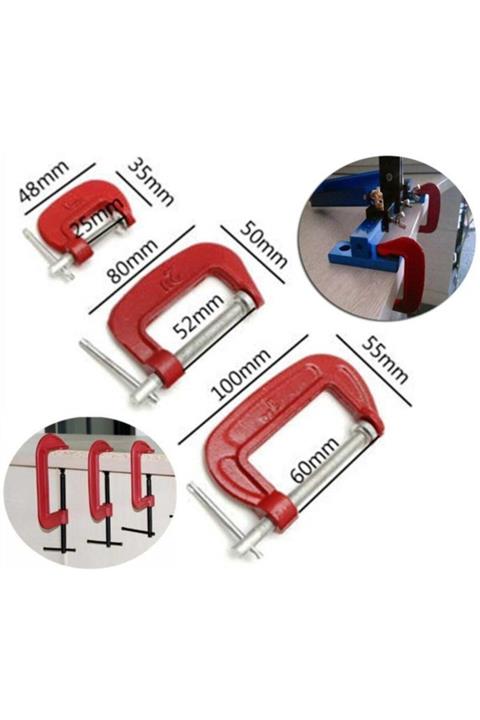 pratikbilgilerim Işkence Seti G Tipi 3lü - Mengene Seti