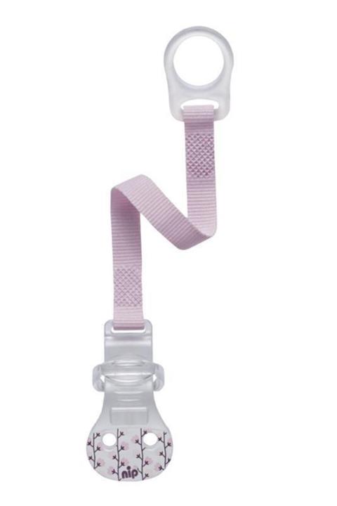 Nip Halkalı Emzik Askısı Pembe