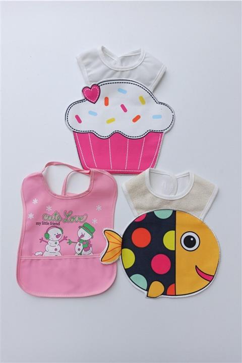 Özgül Desenli 3 Adet Su Geçirmez Önlük