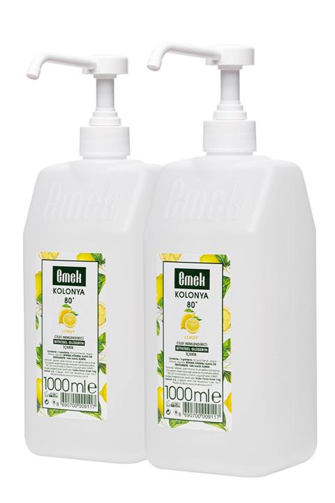 Emek Gliserinli Kolonya Limon 2 Adet 1000 ml  Sprey