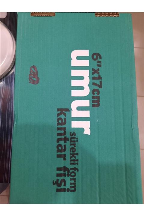 Umur Kırtasiye Umur Kantar Fişi 6x17 Cm 2 Nüsha 1000 Li Paket