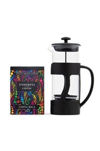 endorfia French Press 500 ml + Kostarika Hediyelik Dünya Kahvesi 100 gr