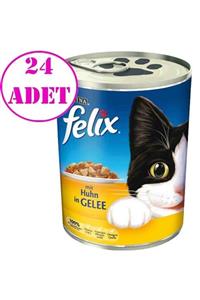 FELIX Purina Felix Tavuklu Kedi Konservesi 400 Gr 24 Adet