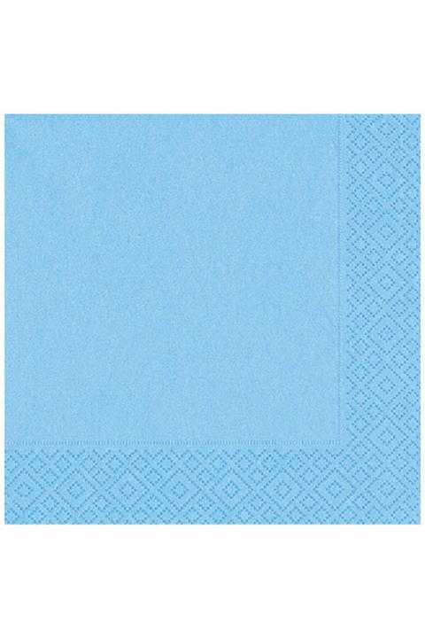 HİLALSHOP Açık Mavi Çift Katlı Kağıt Peçete 20 Ade
