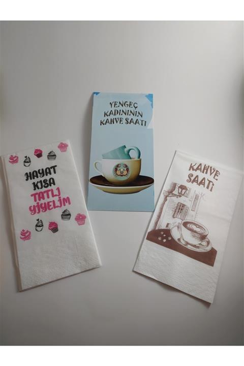 Lidya Sunum Peçeteleri Ve Yengeç Burç Sunum Kartları -9- Ld1388