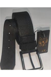 BUFFALO LEATHER BELT Erkek Deri Kemer Siyah Buffalo Derisidir %100 4cm