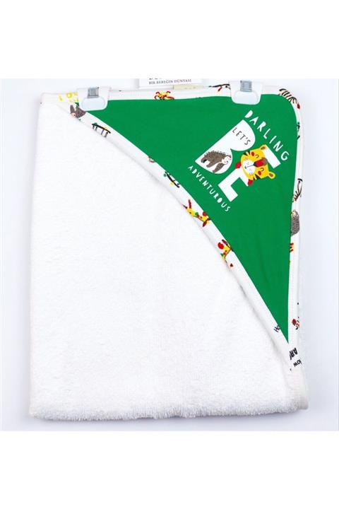 Eda Baby Lets Be Başlıklı Banyo Havlusu