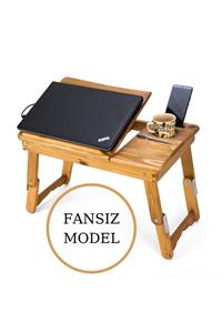 Ahşap Ustası Hardal Fansız Model Laptop Sehpası