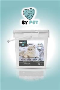 BYPET Bentonit Kedi Kumu Bebek Pudrası Kokulu Ince Tane Topaklanan Kedi Kumu 10 Lt