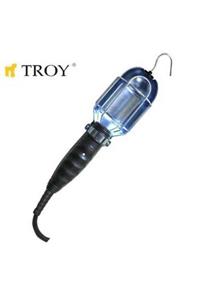 TROY 26012 Çelik Korumalı Çalışma Lambası 7.5m Kablolu