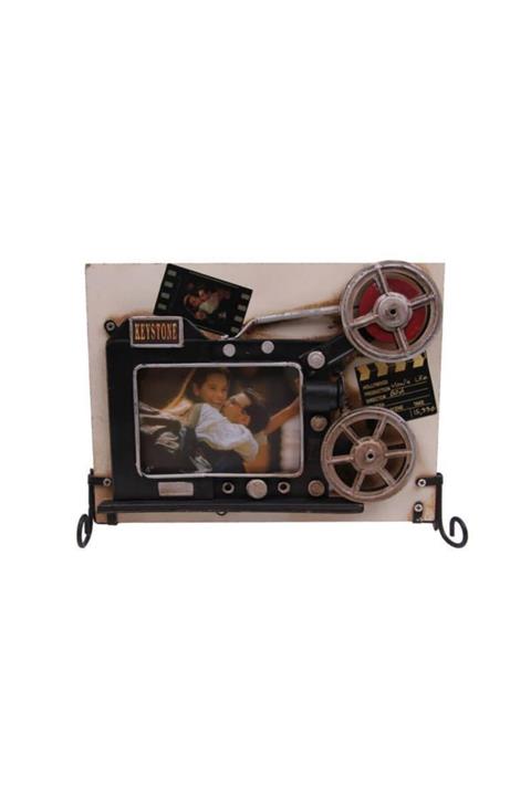 Berrinstore Dekoratif Metal Çerçeve Sinema Projektörü Dekorlu Hediyelik