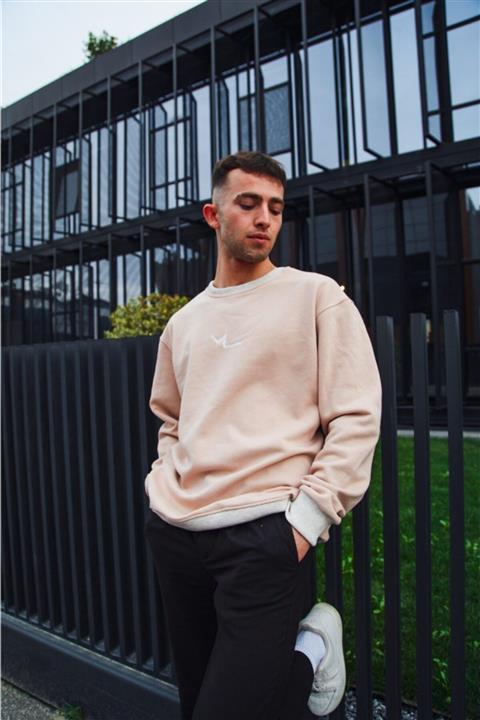 mwear Vizon Logo Baskı Oversize Sweatshirt