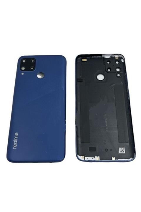 KDR Realme C15 2020 Arka Pil Kapağı Mavi