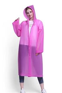 asmy Unisex Pembe Eva Yağmurluk Xl Beden