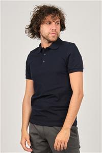 Desen Triko Erkek Polo Yaka T-shirt 0249800 Lacivert