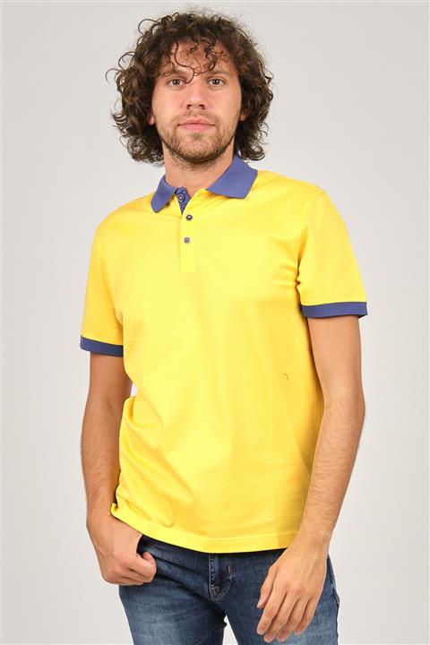 FORMENTİ Erkek Polo Yaka T-shirt 2681314 Sarı