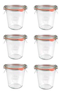 Weck Kavanoz Cam Saklama Kabı 290 Ml Bardak Tip (6'lı Paket)