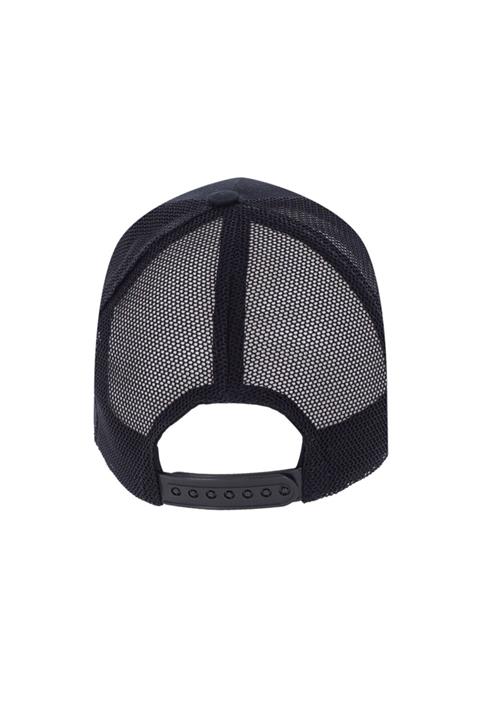 Bassigue Ag Logo Siyah Fileli Koton Şapka