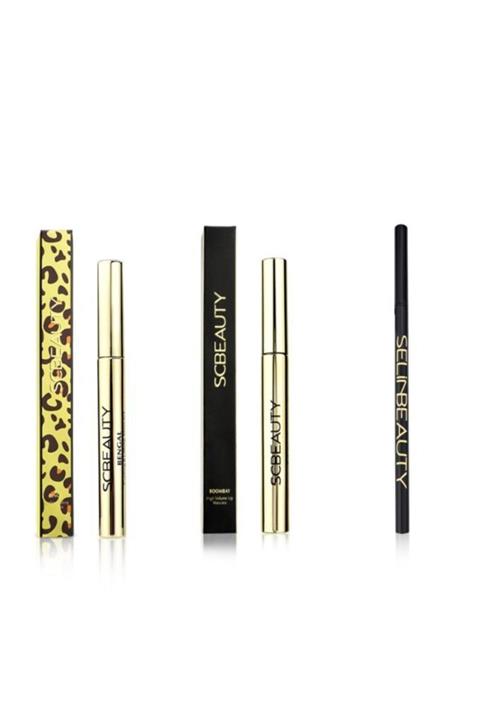 Selin Beauty Bengal Maskara ve Boombay Maskara ve Cat Eye Liner Set