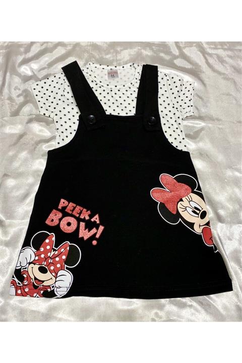 ABS Minnie Mouse Salopet Takım Kız Çocuk