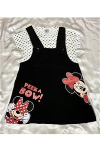 ABS Minnie Mouse Salopet Takım Kız Çocuk