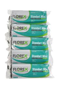 Florex Standart Mini Beyaz Çöp Torbası 44x45 Cm 5 Rulo