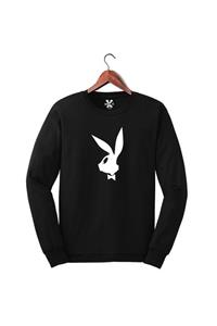 Darkia Bugs Bunny Baskılı Uzun Kollu Üst - Sweatshirt