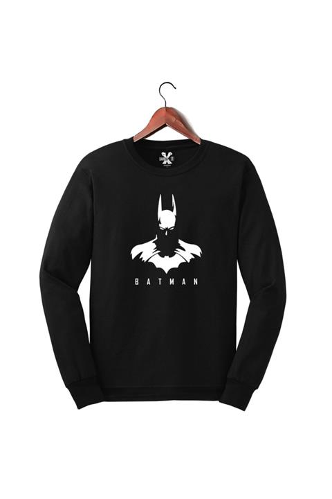 Darkia Batman Baskılı Uzun Kollu Üst - Sweat